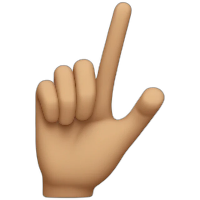 pointing text down emoji