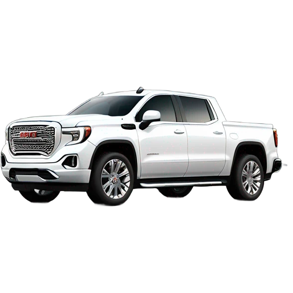 Car gmc Denali 2024 white  emoji