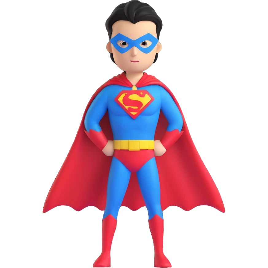 Hair hero emoji