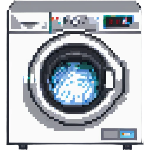 washing machine with spinning cycle emoji