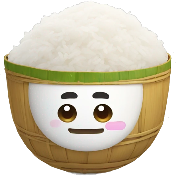 happy sticky rice emoji