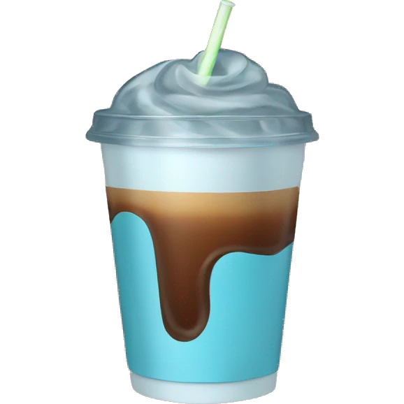 Iced coffee emoji