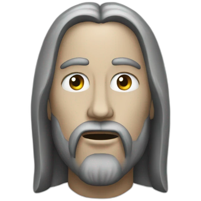 jésus-metal-head emoji