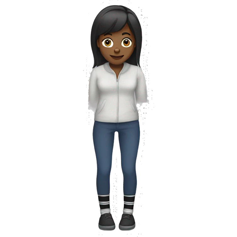 women with socks feet on benana emoji