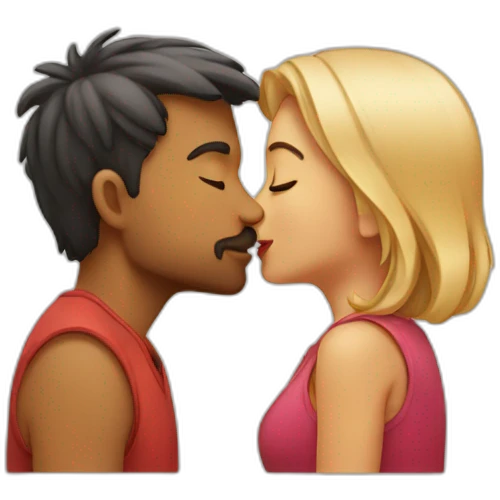 Love kiss emoji