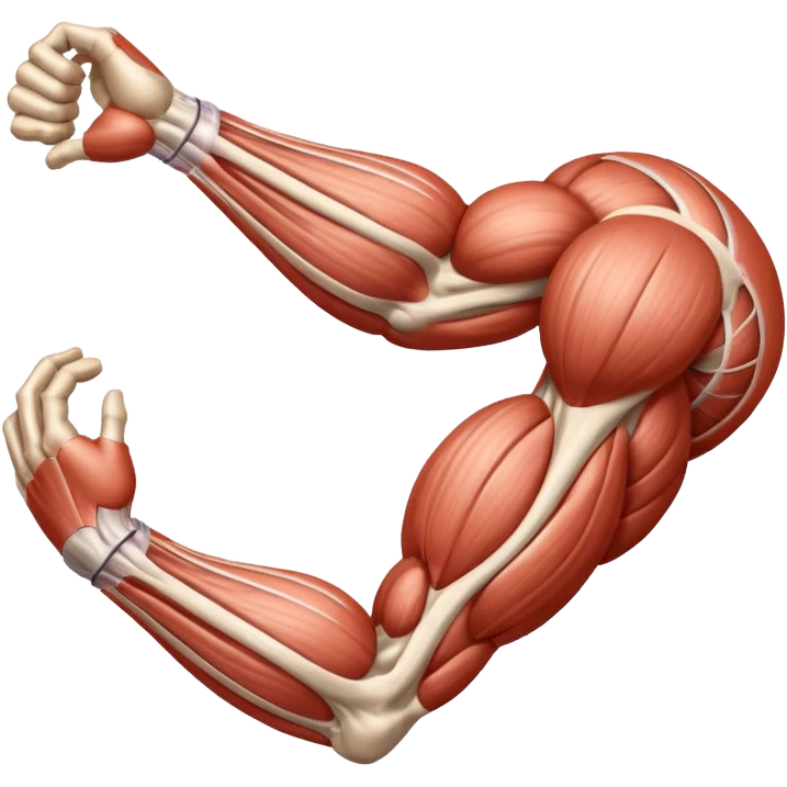 Elbow muscle anatomy emoji