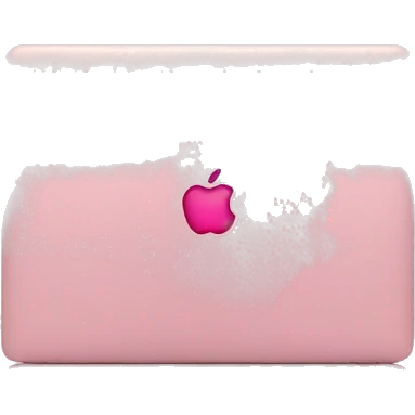 pink macbook emoji
