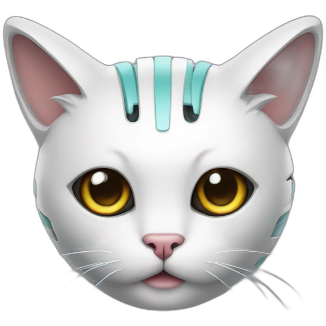 Kitty robot emoji