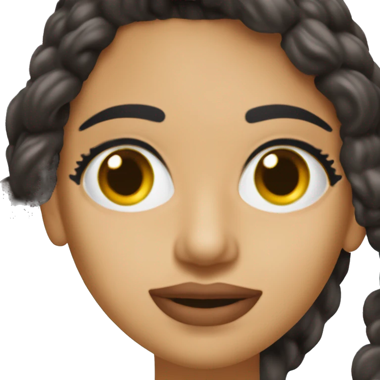 Diana Hoyos e actriz y cantante colombiana. tiene ojos cafés, pelo negro, piel blanca y un rostro muy angelcal emoji