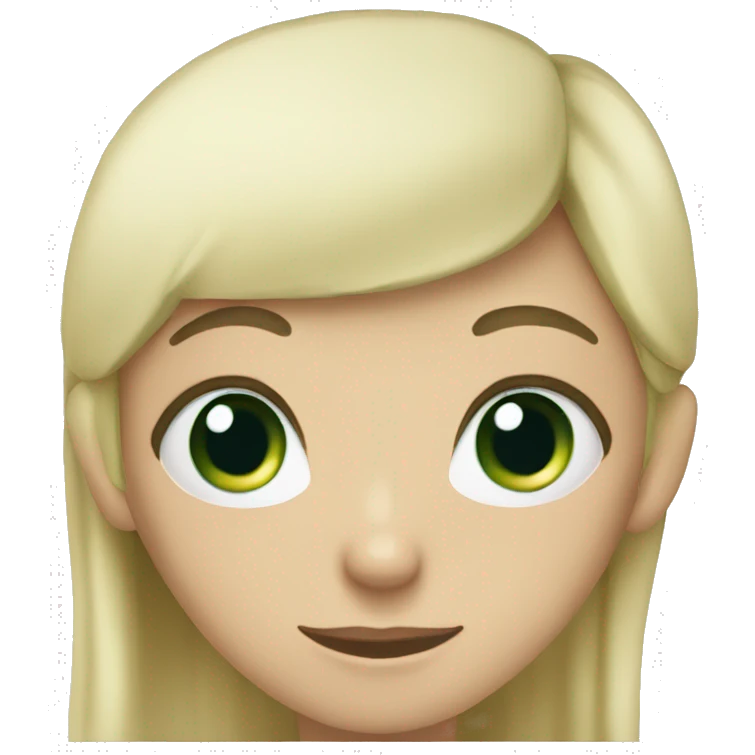 Blue eyed blond girl with a black hair green eyed boy couple emoji