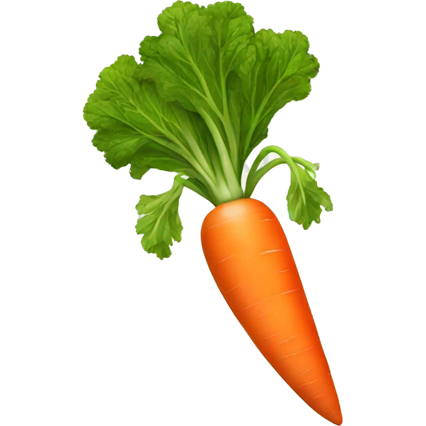 vegetable with carrot emoji