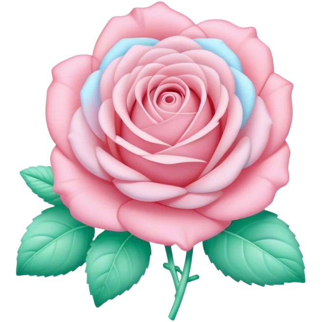 Rosa pastel verde menta azul pastel emoji