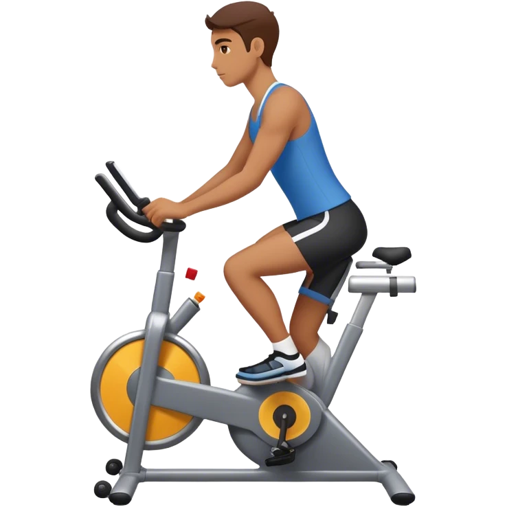 Bici estática ciclista emoji