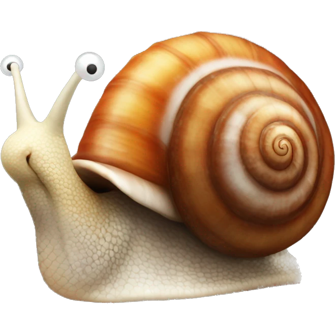 a Christmas snail emoji