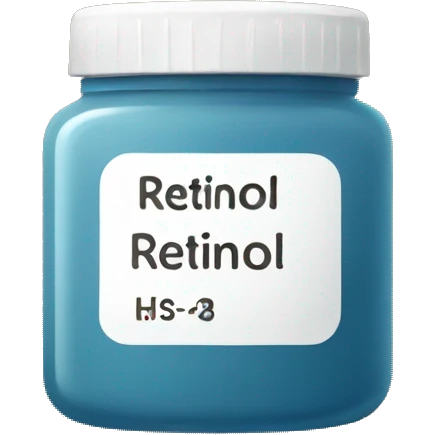 
jar labeled retinol emoji