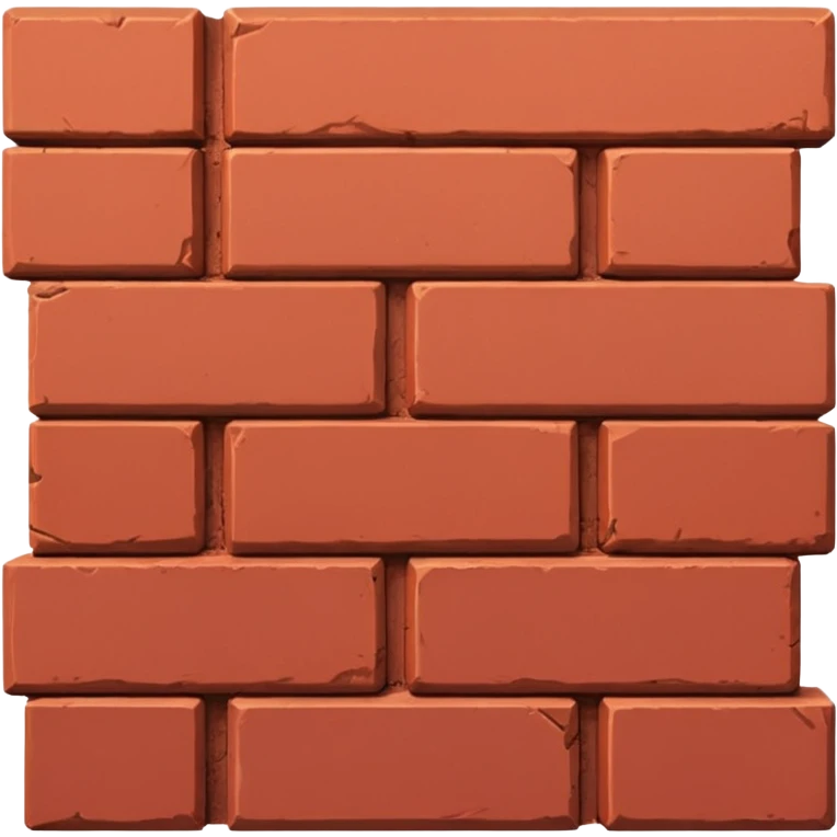 One line two bricks in right and left horizontal  emoji
