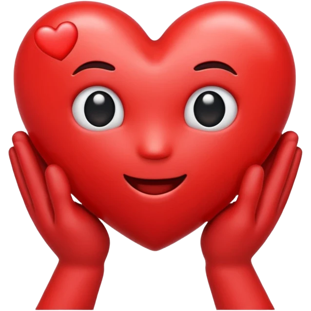Emoji holding a heart  emoji