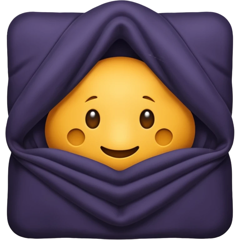 Something under the blanket emoji