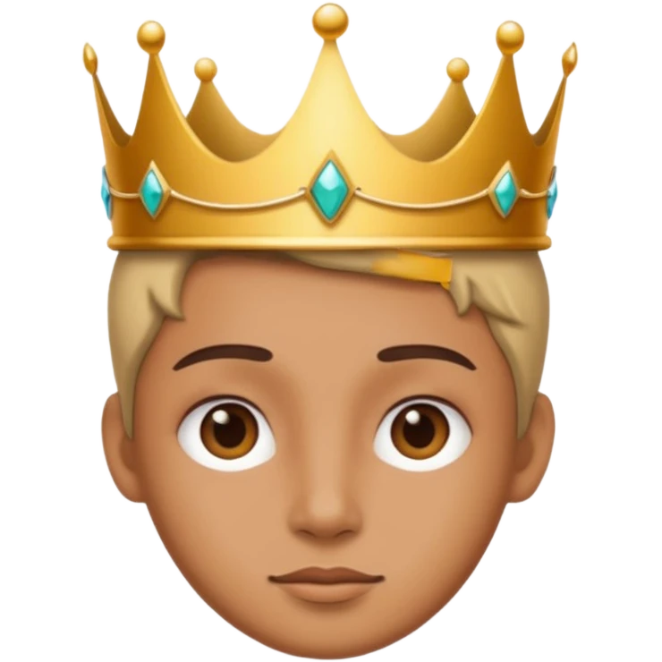 aggiungi una corona sulla testa emoji