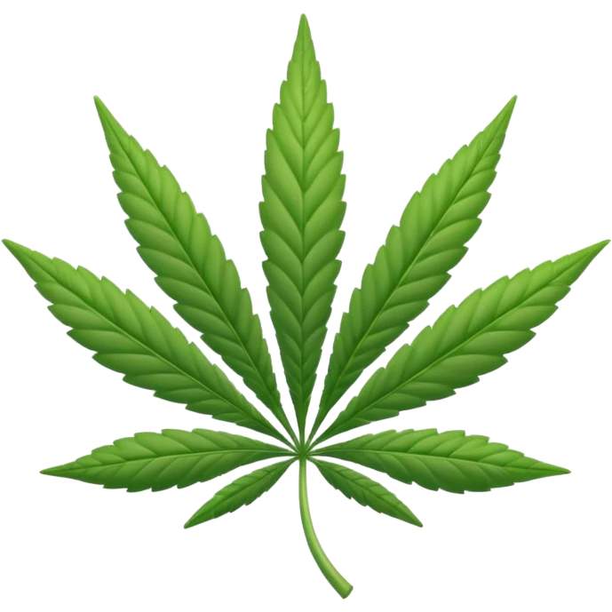 white marijuana icon emoji