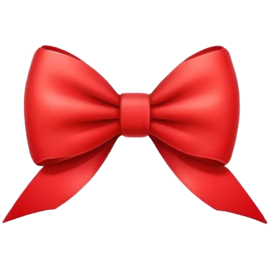 Red bow emoji