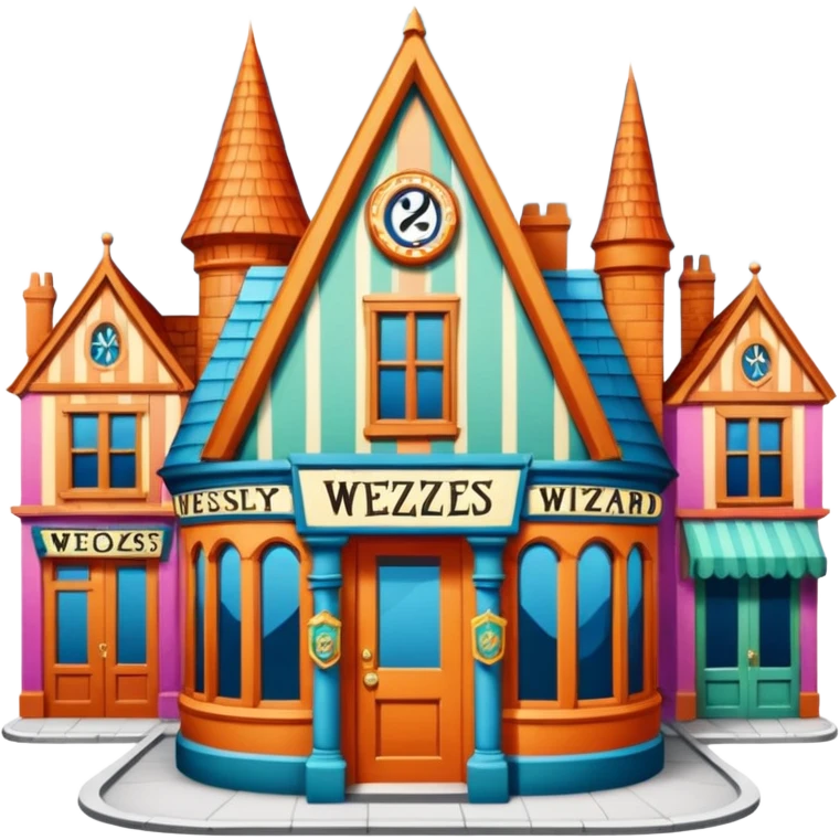 Weasley’s wizard wheezes shop Mina Lima style emoji