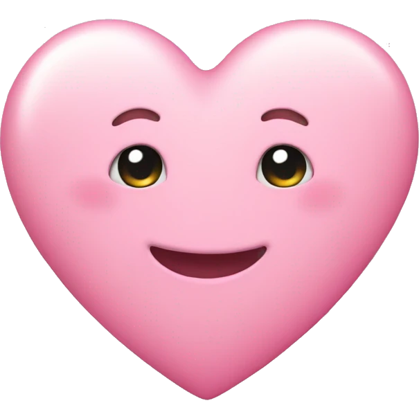 pink pastel heart emoji