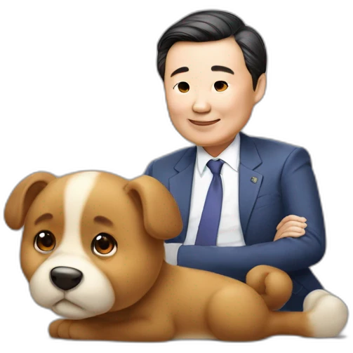 Le président de la Chine qui fait un câlin à winny l’ourson emoji
