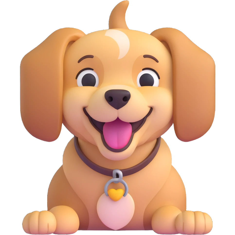 happy dog emoji