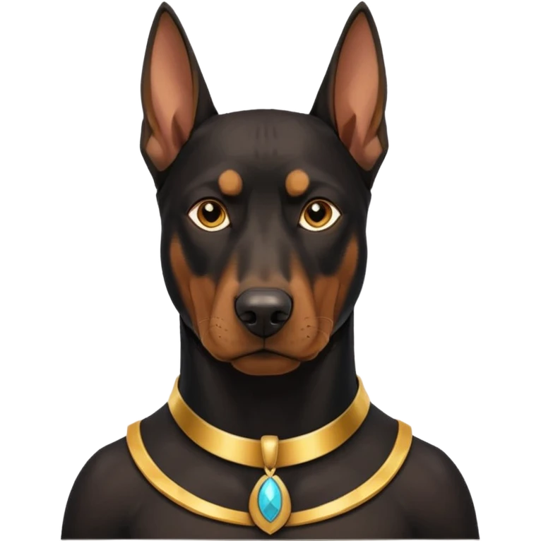 a Protector egypt doberman emoji