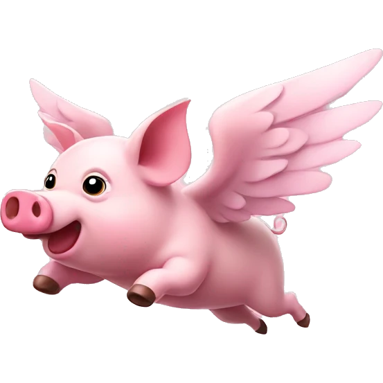 flying pig emoji