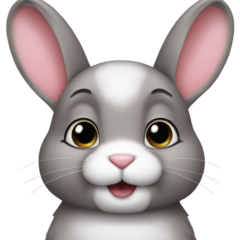 Bunny with heart eyes emoji
