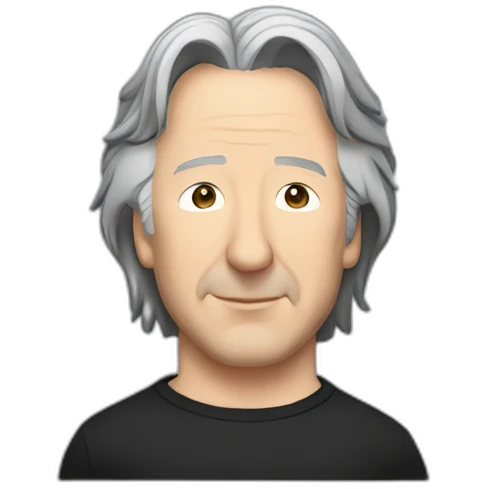 alan rickman wearing best uncle tshirt emoji