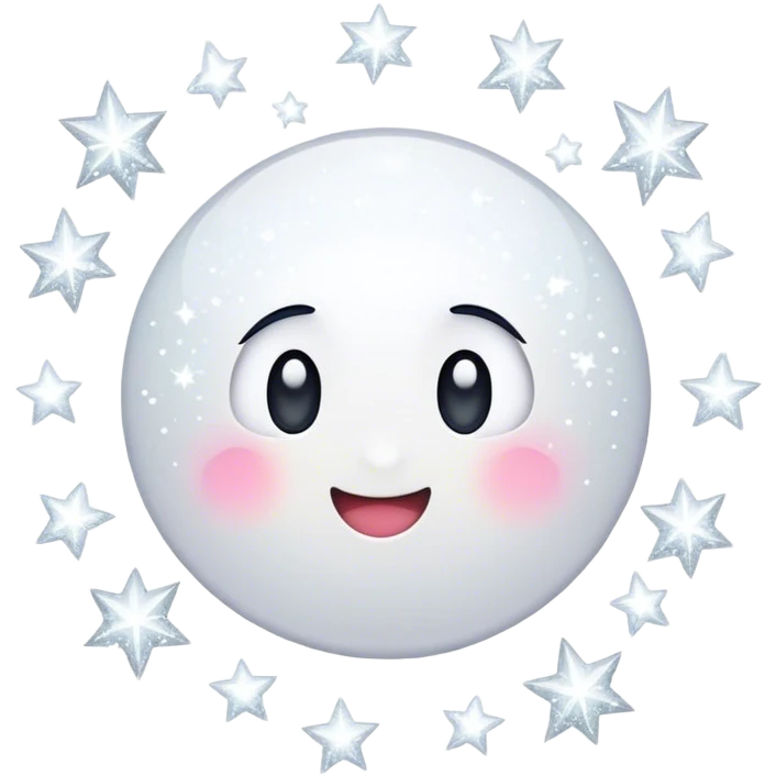 White sparkles  emoji