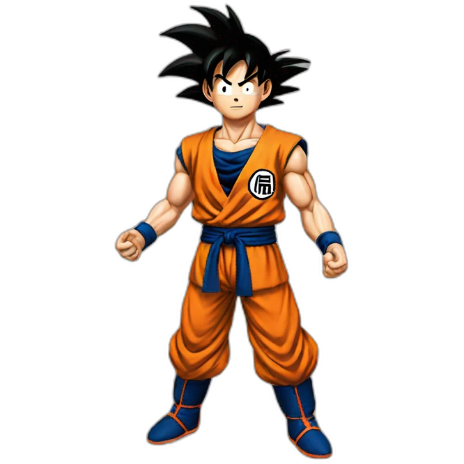 does goku clean nuts? emoji