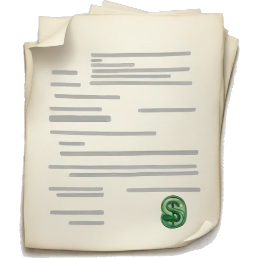financial contract emoji