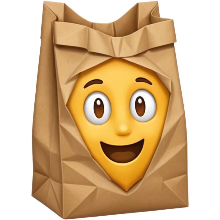 paper bag emoji