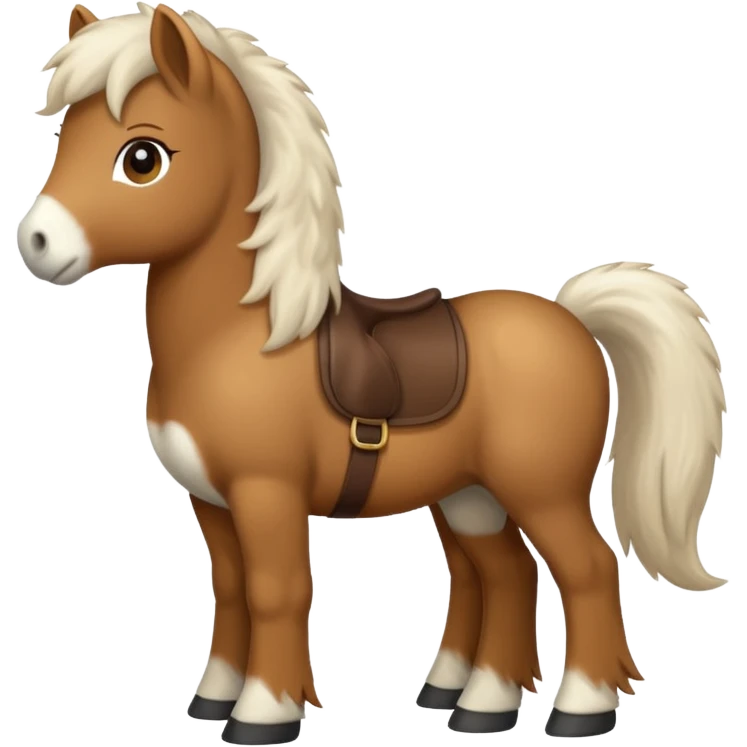 Animal with pony  emoji