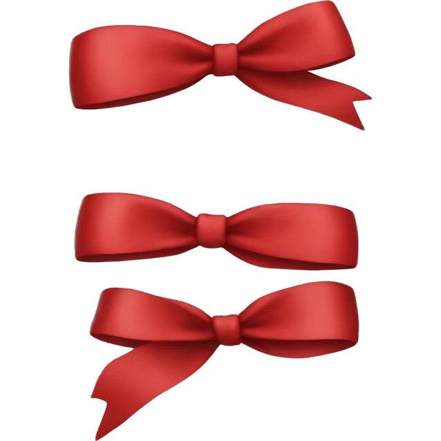 red bow emoji