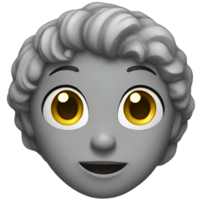 Coeur gris emoji