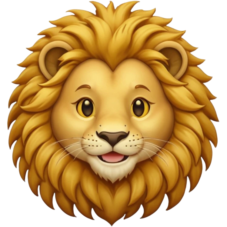 lion smile emoji