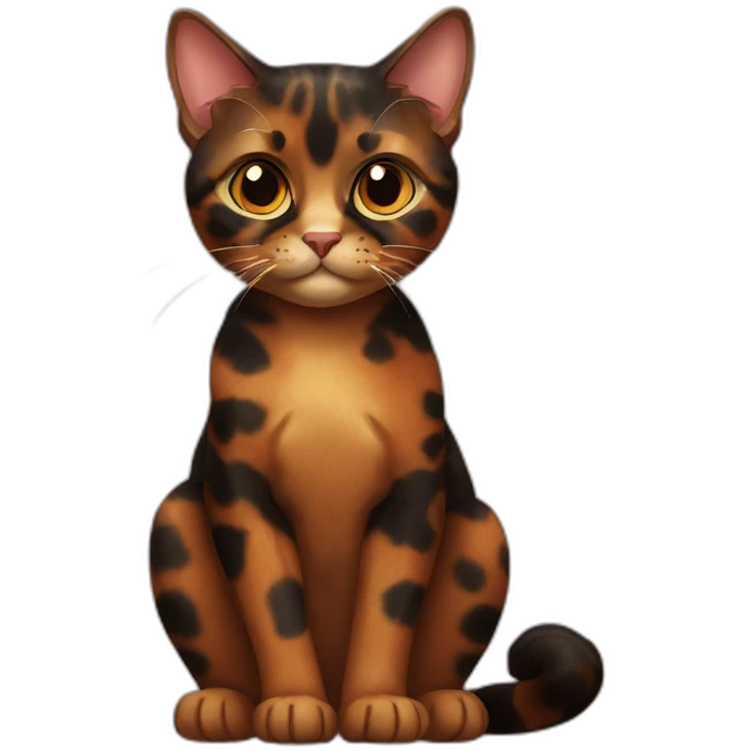 tortoiseshell cat emoji