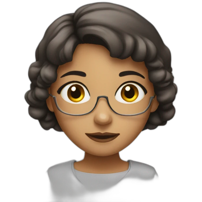 fille intello emoji