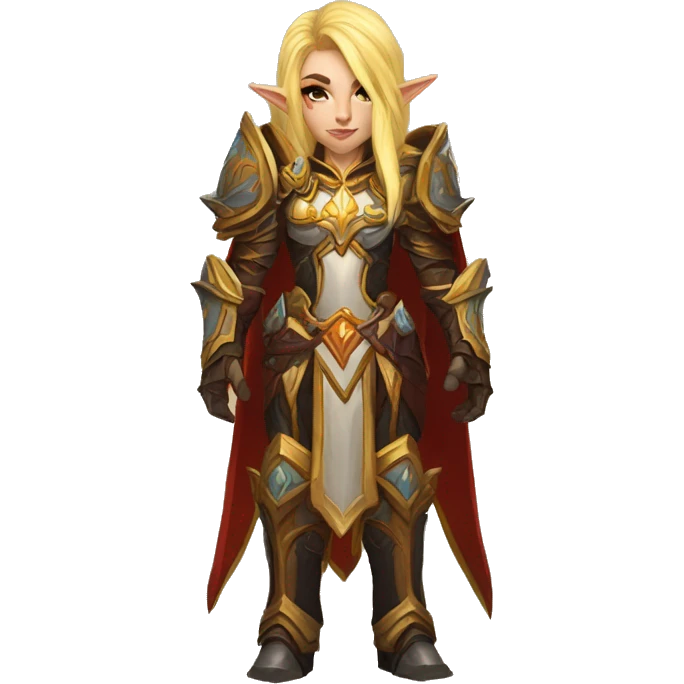 World of warcraft blood elf paladin emoji