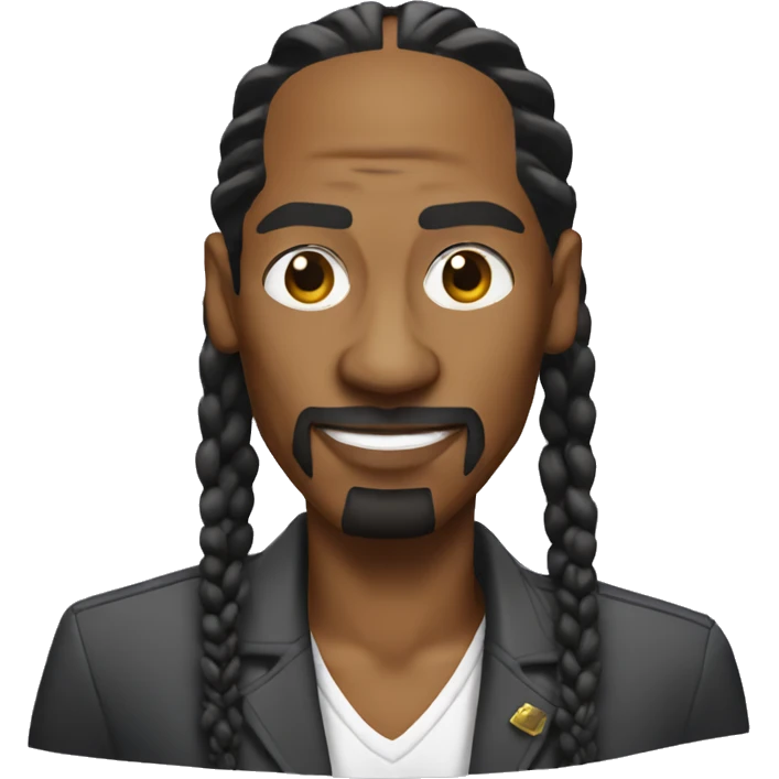 snoop dogg with cornrows emoji