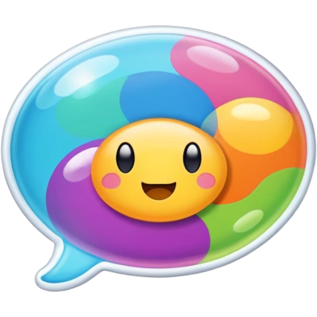 Create stickers with the words that demands attention, make them in a bubble-like shape, use any color palette that fits the best emoji