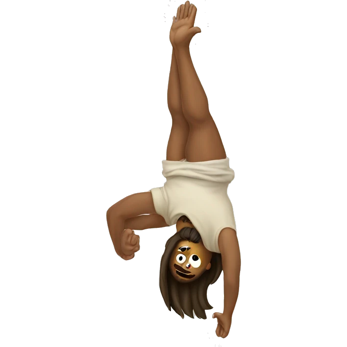 jesus handstand emoji