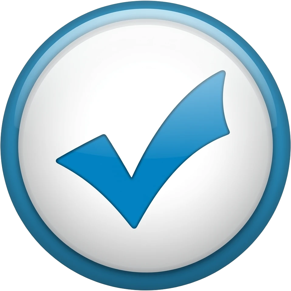 Fenomen Mavi tik yuvarlak emoji