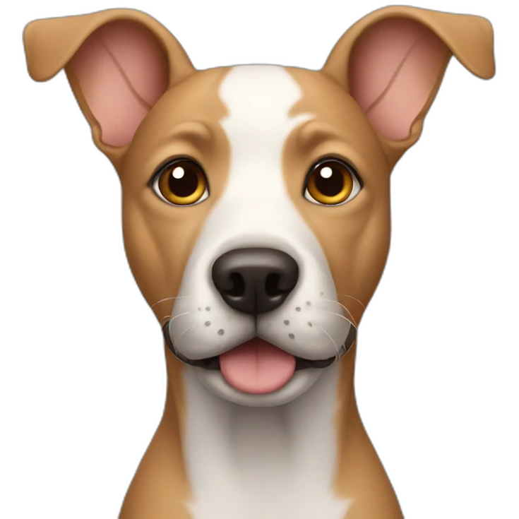 dog without hair emoji