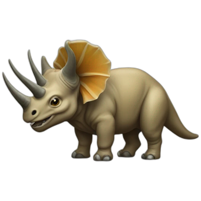 Tricératops emoji